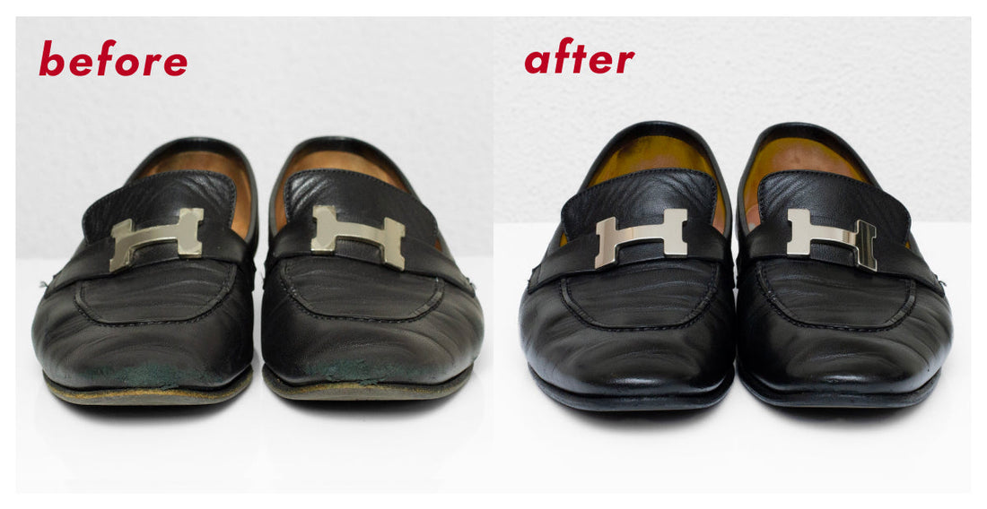 革靴のキズ、簡単なお手入れ方法と補修事例のご紹介