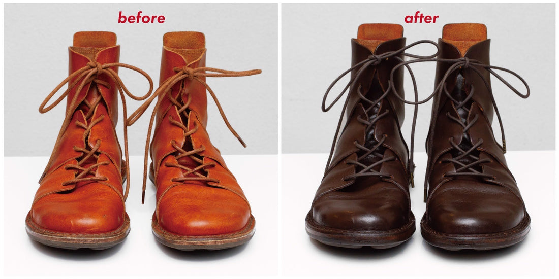 革の色抜けは戻ります。使いにくい色は変えられます。